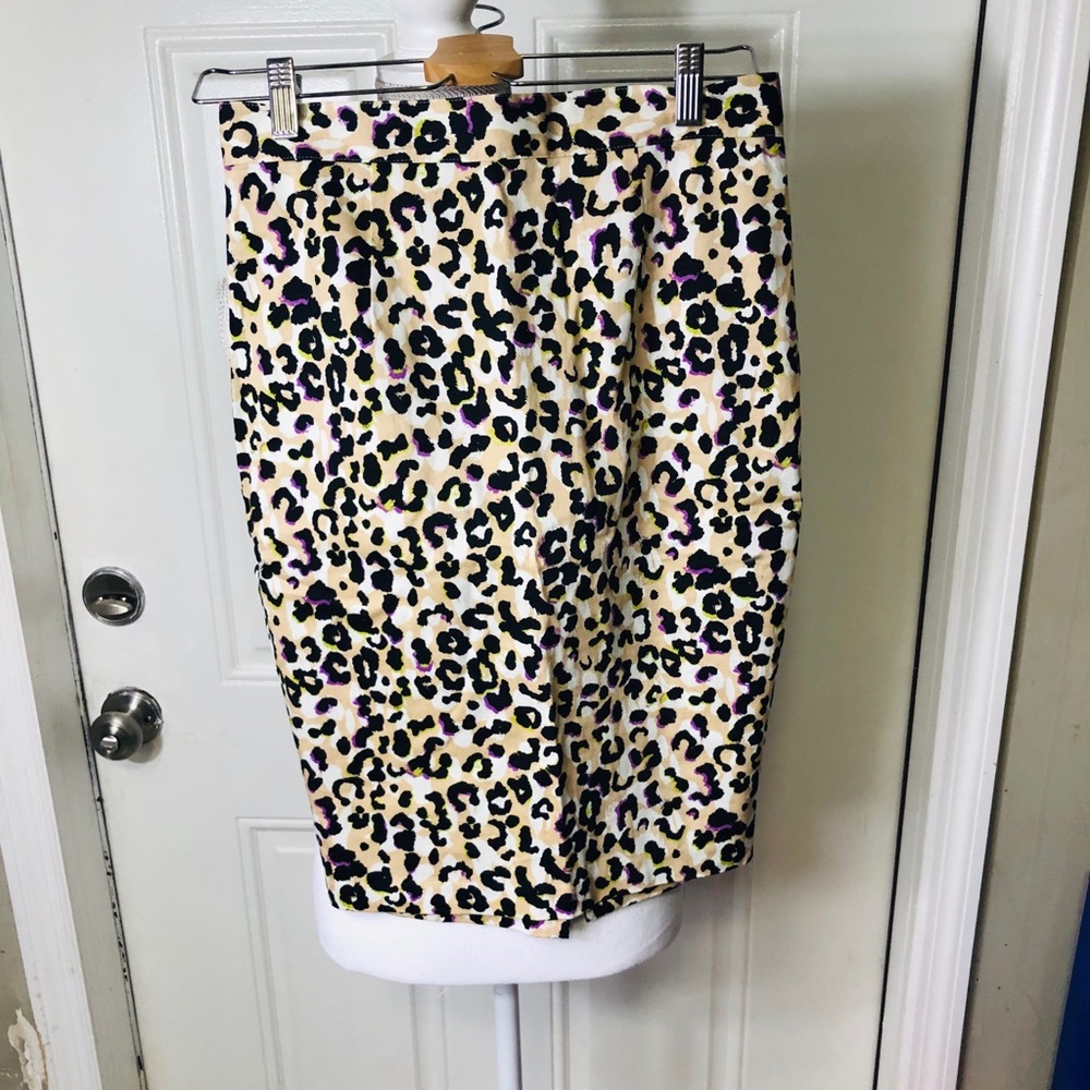 Pencil skirt , animal print
